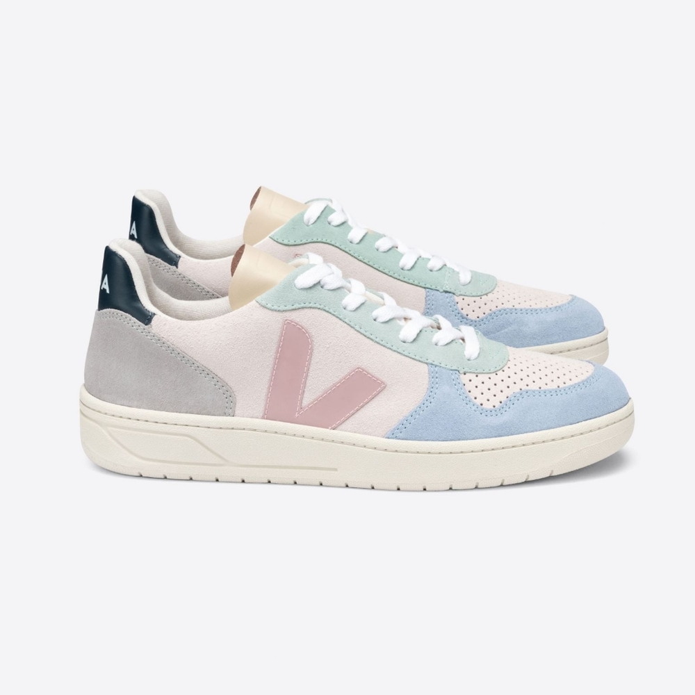 Veja V-10 Suede Sneakers - Picture 5 of 17